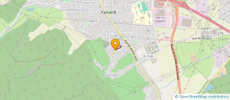 localisation de l'entreprise CDA IMMO  FAMECK