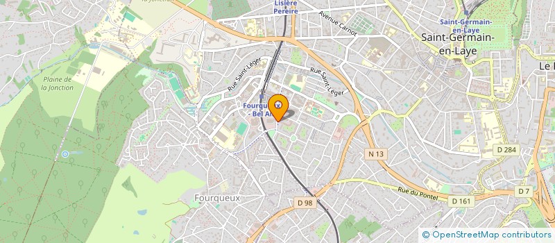 localisation de l'entreprise CDA - IMMOBILIER  SAINT-GERMAIN-EN-LAYE