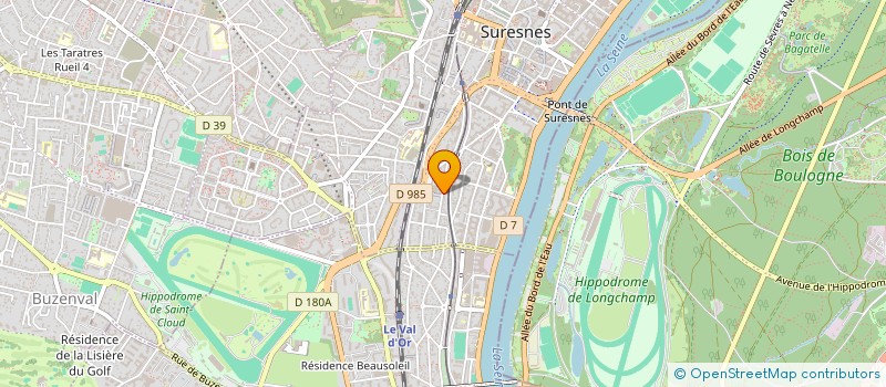 localisation de l'entreprise CDA INVEST à SURESNES