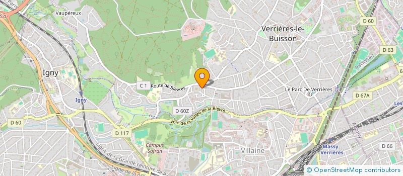 localisation de l'entreprise CDA MANAGEMENT à VERRIERES-LE-BUISSON