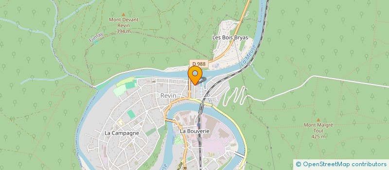 localisation de l'entreprise CDA MARKET  REVIN