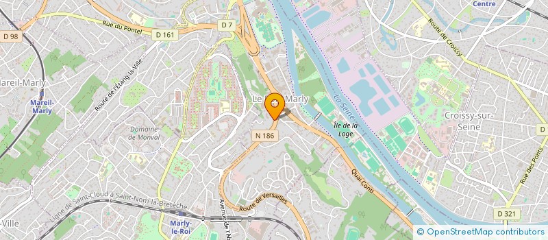 localisation de l'entreprise CDA RECORDS  LE PORT-MARLY