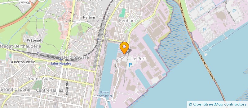 localisation de l'entreprise CDA REINSURANCE à SAINT-NAZAIRE
