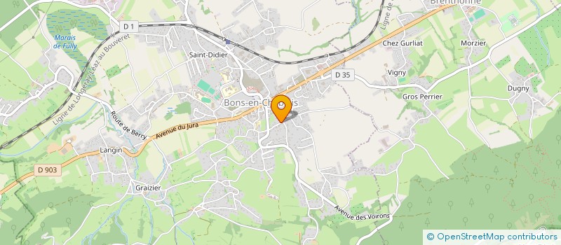 localisation de l'entreprise CDA VLG  VILLE-LA-GRAND