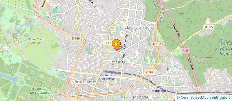 localisation de l'entreprise CDADVISORY à VERSAILLES