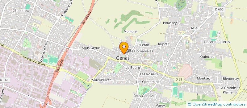 localisation de l'entreprise CDAM à GENAS