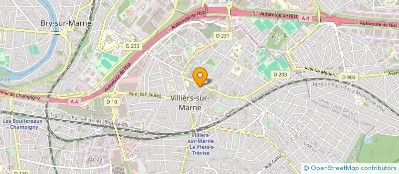 localisation de l'entreprise CDAM CONSULTING à VILLIERS-SUR-MARNE