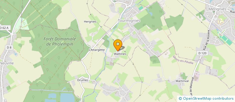 localisation de l'entreprise CDAP à TOURMIGNIES