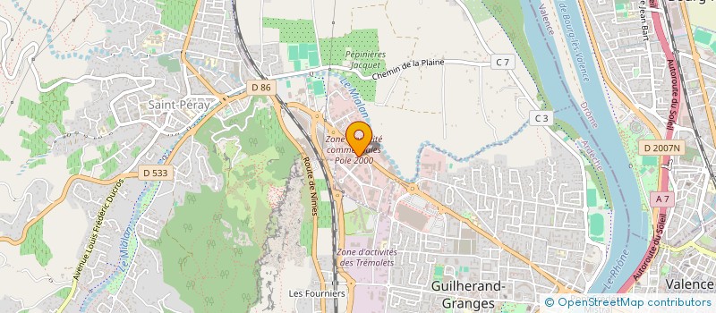 localisation de l'entreprise CDASS  SAINT-PERAY