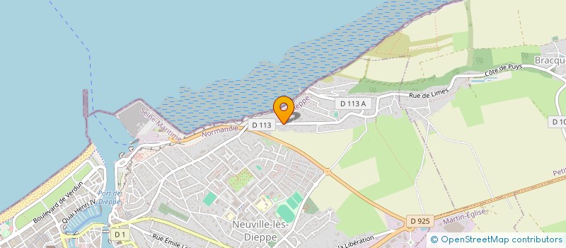 localisation de l'entreprise CDAV HOLDING à DIEPPE