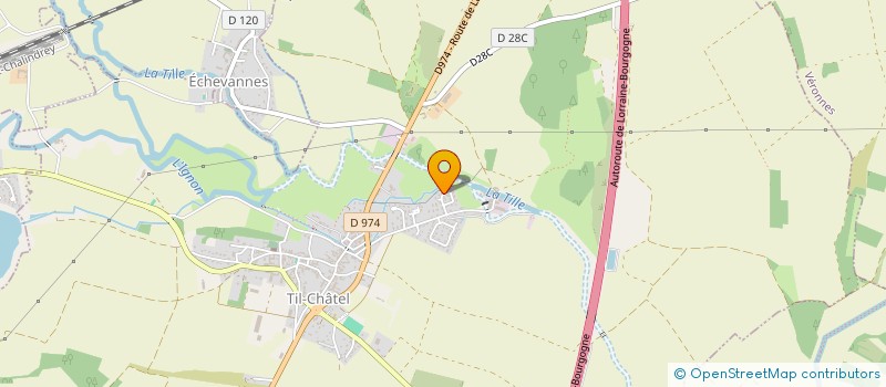 localisation de l'entreprise CDAW  TIL-CHATEL