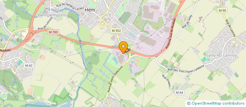 localisation de l'entreprise CDB 400 M2  HEM