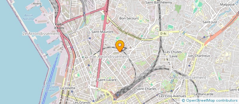 localisation de l'entreprise CDB à MARSEILLE