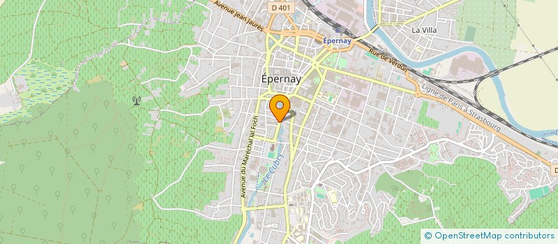localisation de l'entreprise CDB  EPERNAY