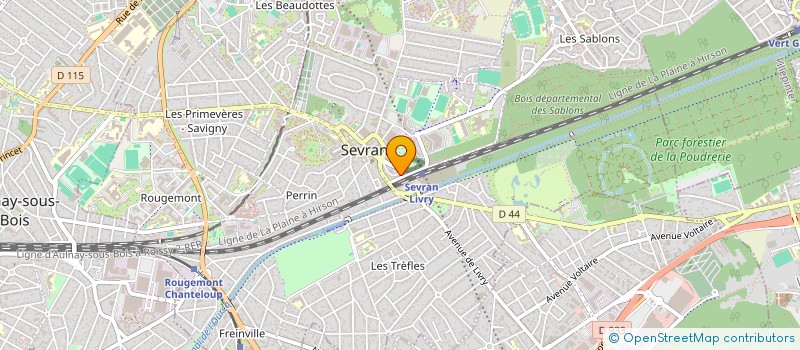 localisation de l'entreprise CDB à SEVRAN