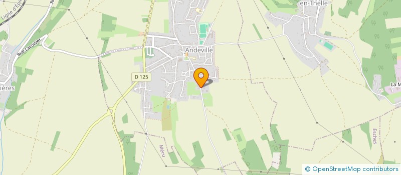 localisation de l'entreprise CDB  ANDEVILLE