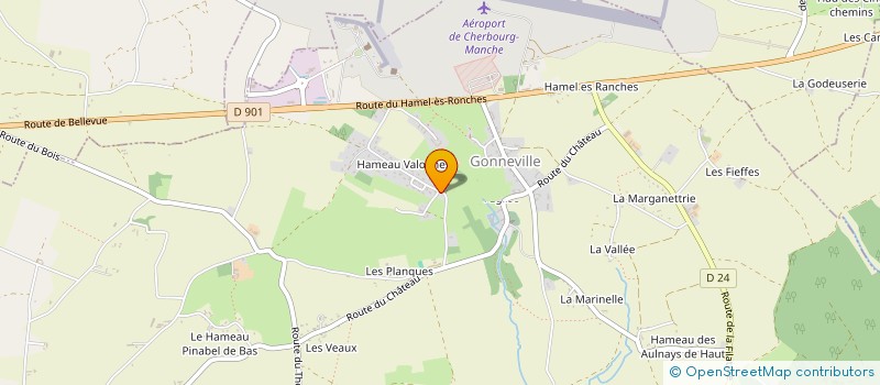 localisation de l'entreprise CDB  GONNEVILLE-LE THEIL