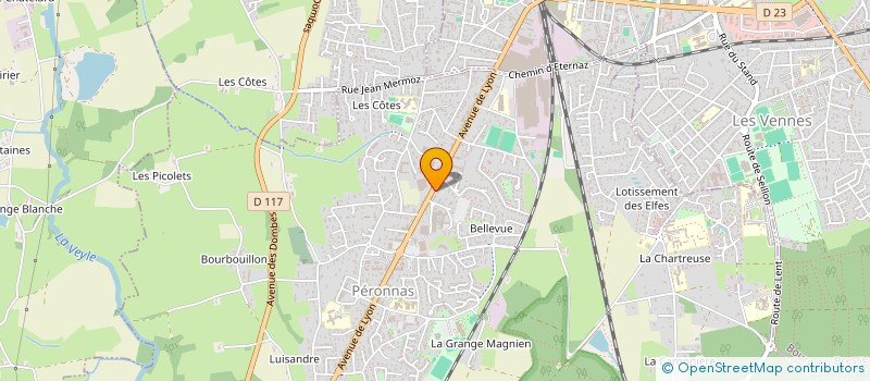 localisation de l'entreprise CDB: CONCEPT ET DESIGN BRESSAN à PERONNAS