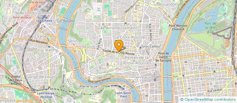 localisation de l'entreprise CDB CONSULTING à LYON