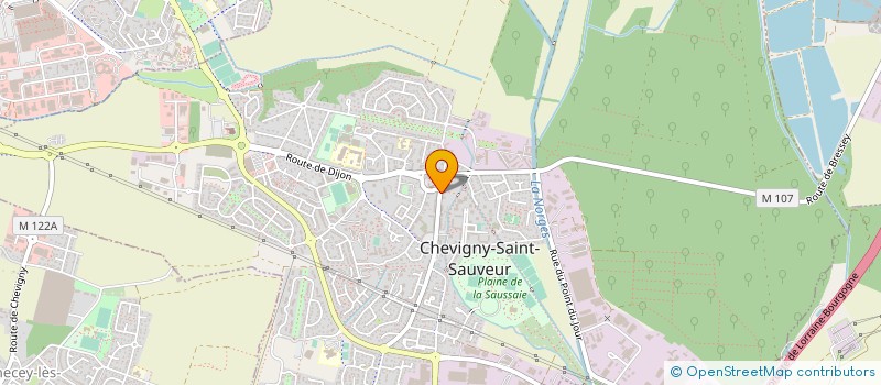 localisation de l'entreprise CDB IMMO à CHEVIGNY-SAINT-SAUVEUR