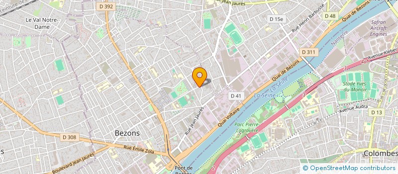 localisation de l'entreprise CDB NAY à BEZONS