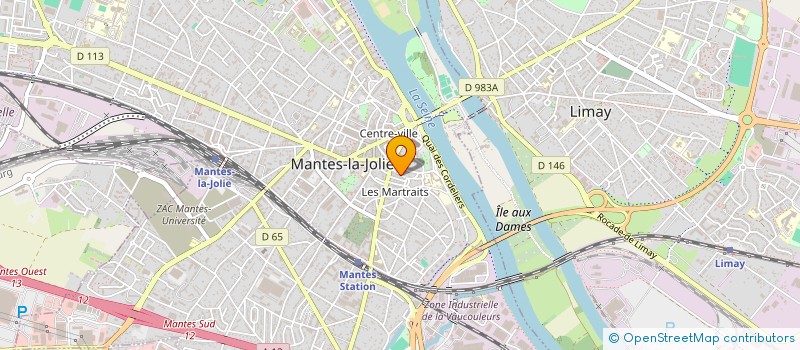 localisation de l'entreprise CDB2 à MANTES-LA-JOLIE