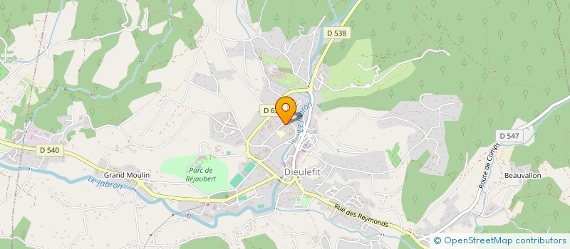 localisation de l'entreprise CDBA QUIBLIER  DIEULEFIT