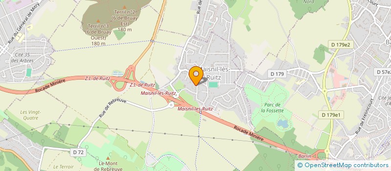 localisation de l'entreprise CDBB  MAISNIL-LES-RUITZ