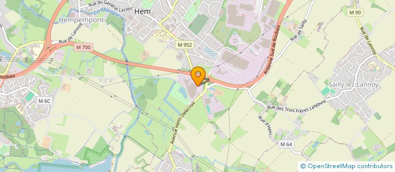 localisation de l'entreprise CDBG  HEM