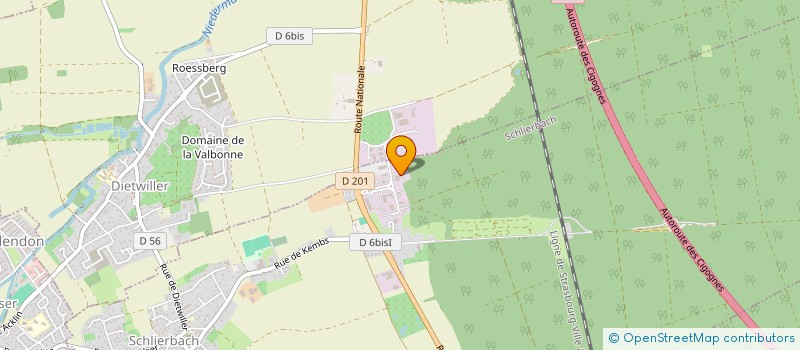 localisation de l'entreprise CDBMCO  SAINT-LOUIS