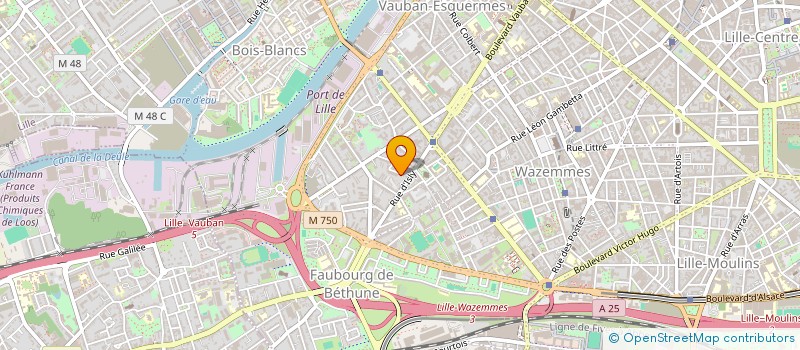 localisation de l'entreprise CDC 1 à LILLE