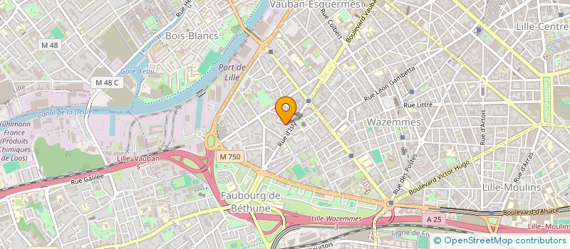 localisation de l'entreprise CDC 2 à LILLE