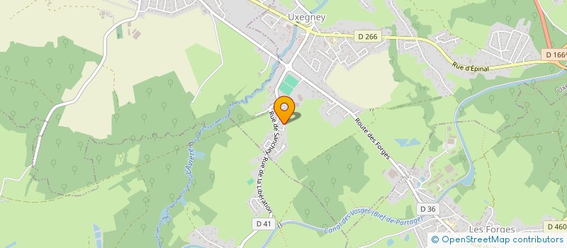 localisation de l'entreprise CDC  UXEGNEY