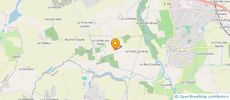 localisation de l'entreprise CDC à CORPS-NUDS