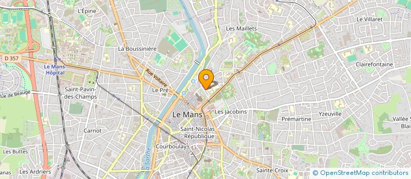 localisation de l'entreprise CDC  LE MANS