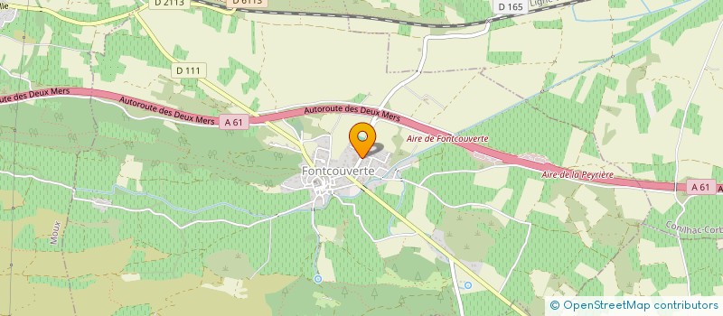 localisation de l'entreprise CDC  FONTCOUVERTE