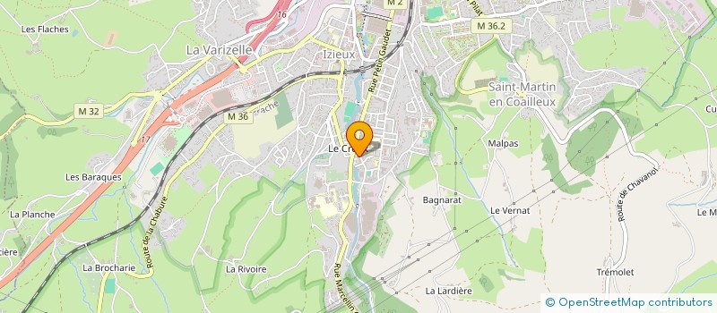 localisation de l'entreprise CDC à SAINT-CHAMOND