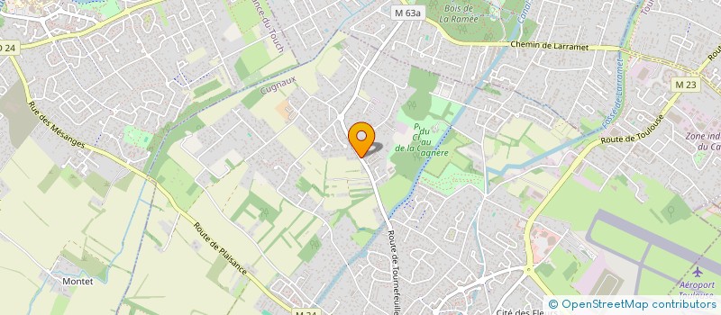 localisation de l'entreprise CDC ARCHITECTE  CUGNAUX