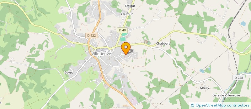 localisation de l'entreprise CDC CONCIERGERIE  VILLENEUVE