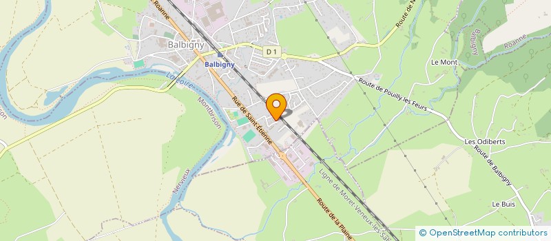 localisation de l'entreprise CDC EVENT  BALBIGNY