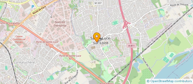 localisation de l'entreprise CDC SAINTE LUCE à SAINTE-LUCE-SUR-LOIRE