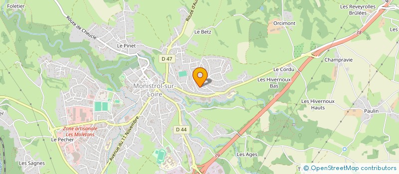 localisation de l'entreprise CDC TRAITEUR  MONISTROL-SUR-LOIRE