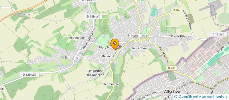 localisation de l'entreprise CDC2 NANTES  HEGENHEIM