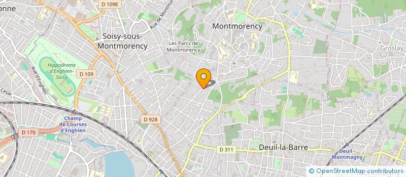 localisation de l'entreprise CDCA BTP  MONTMORENCY