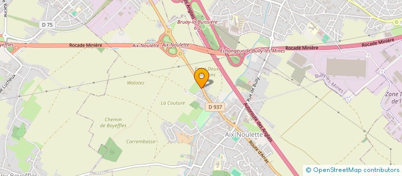 localisation de l'entreprise CDCB  AIX NOULETTE