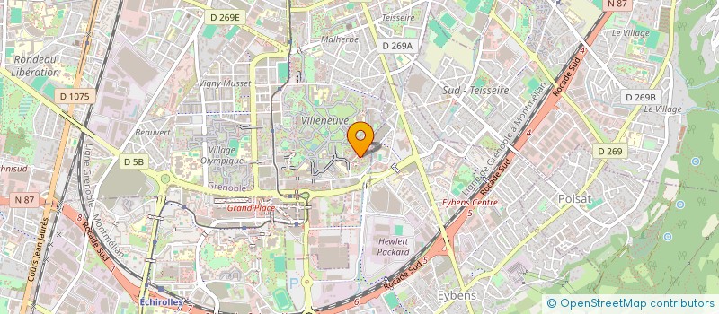 localisation de l'entreprise CDCE à GRENOBLE