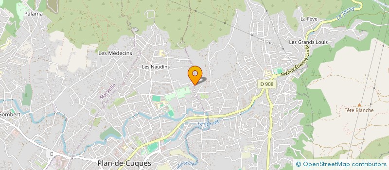 localisation de l'entreprise CDCI  ALLAUCH