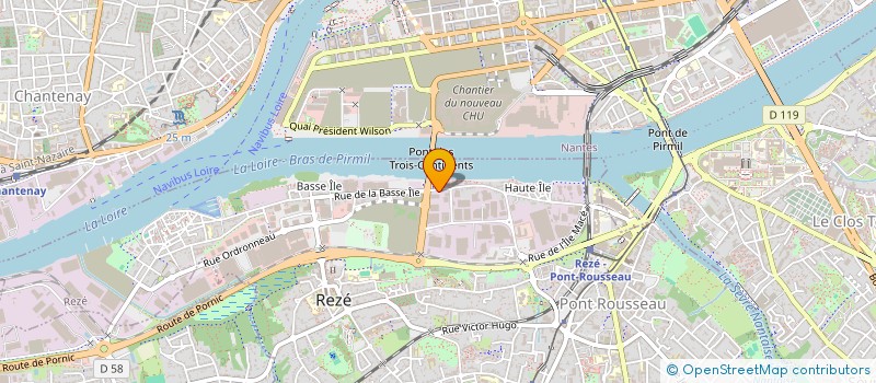 localisation de l'entreprise CDCOMMERCE  REZE