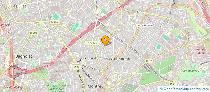 localisation de l'entreprise CDCT à MONTREUIL