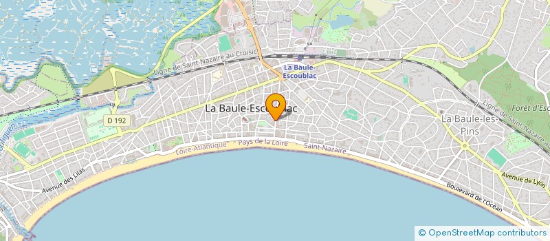 localisation de l'entreprise CDD ASSOCIES à LA BAULE-ESCOUBLAC